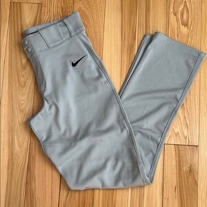 Nike Light Gray BSBL Pants small sport